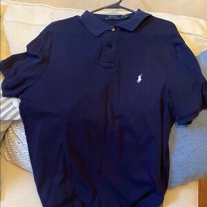 Polo by Ralph Lauren Men's Navy Blue Polo Shirt